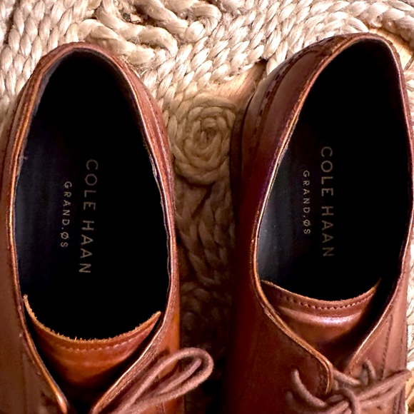 Cole Haan British Tan Leather Warren' Wingtip Oxford 11 - Picture 3 of 7